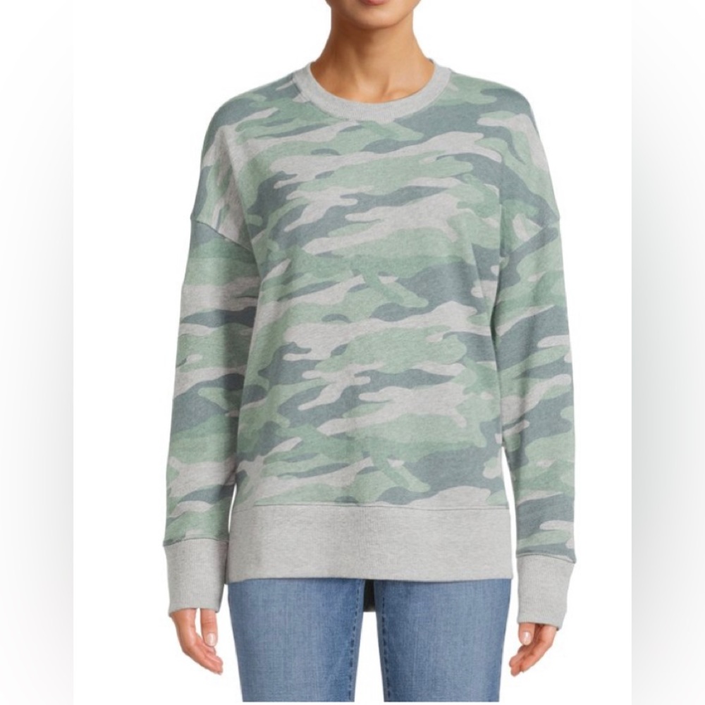 Green Camo crewneck sweatshirt